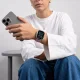 Pulksteņa siksniņa Tech-Protect Nylon Sport Apple Watch (44/45/46/49 mm), gaiši rozā