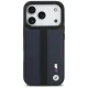 BMW M Perforated Stripe Logo MagSafe vāciņš iPhone 17 Pro, tumši zils