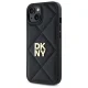 Telefona vāciņš DKNY Quilted Stack Logo priekš iPhone 14, melns