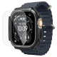 Spigen Rugged Armor vāciņš un 9H aizsargstikls Apple Watch Ultra (49 mm), Matte Black