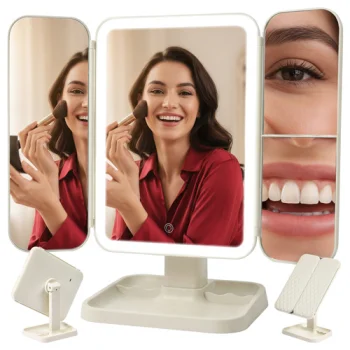 Soulima LED kosmētikas spogulis, salokāms, 26952