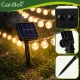 Gardlov 00024010 Saules Bateriju Virtene, 11.6m, 100 LED, IP44, Silti Balta