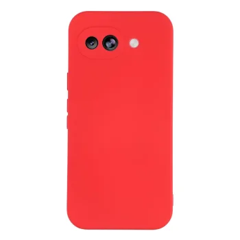 Gogole Pixel 10a Matt Silicone Color Case Cover, Red | Silikona Vāciņš Maciņš Apvalks Bampers