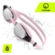 4Fizjo TSUNAMI peldēšanas brilles ar Anti-Fog un UV filtru, rozā