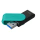 Kingston 128GB USB 3.2 Gen 1 zibatmiņa DataTraveler Exodia S, melna tirkīza