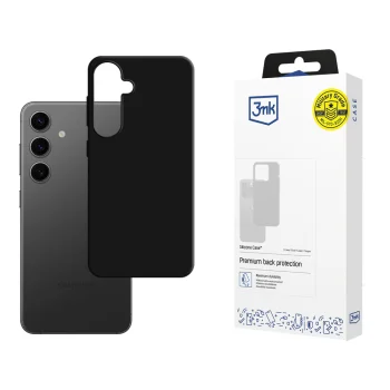 3Mk silikona vāciņš Samsung Galaxy S24, melns