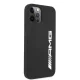 AMG Silicone Big Logo vāciņš iPhone 12 Pro Max - melns