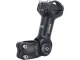 Regulējams velosipēda stūres iznesums AHEAD 28,6 / 31,8 mm, melns
