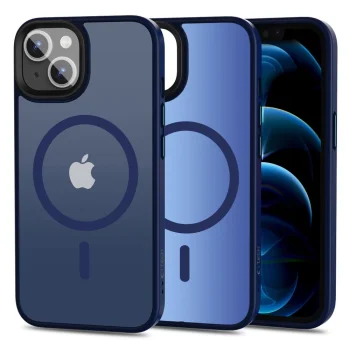 Tech-Protect MagMat MagSafe vāciņš priekš iPhone 13, Matte Navy Blue