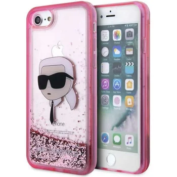 Karl Lagerfeld iPhone 7/8/SE 2020/2022 vāciņš KLHCI8LNKHCP Rozā