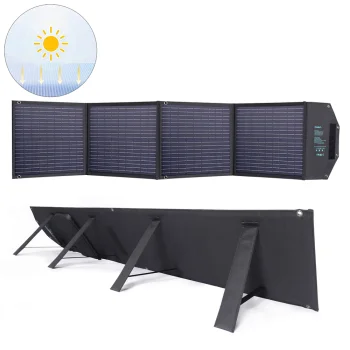 Choetech SC009-V2 salokāms saules lādētājs 100W, melns
