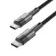 Tech-Protect UltraBoost USB-C / USB-C PD 60W 3A kabelis (2m), pelēks