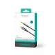 Audio kabelis Joyroom SY-A07 USB-C uz 3.5 mm AUX 1.2 m, melns