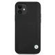 BMW iPhone 12 mini vāciņš Leather Deboss, melns