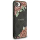 Guess 4G Flowers Print MagSafe vāciņš Apple iPhone 16e Melns