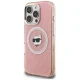 Karl Lagerfeld IML Choupette Head Logo MagSafe vāciņš iPhone 16 Pro, rozā