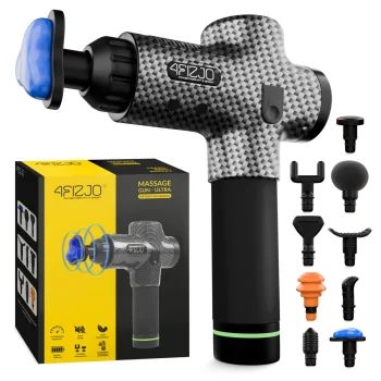 Masāžas pistole 4FIZJO Massage Gun-Ultra Cool Edition ar 9 uzgaļiem