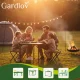 Saliekams kempinga galds ar 4 krēsliem Gardlov, melns