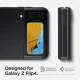 Spigen Glas.tR EZ Fit FC aizsargstikls Samsung Galaxy Z Flip 4 - Black 2 gab.