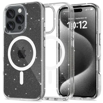 Tech-Protect iPhone 16 Pro Max vāciņš FlexAir Hybrid MagSafe, caurspīdīgs