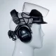 Sejas aizsargs ar austiņām uvex pheos faceguard, 52-64 cm, melns