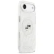 Karl Lagerfeld IML Glitter Karl&Choupette MagSafe vāciņš iPhone Air Pelēks