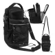 Magnētiskā sporta soma Trizand 4.5L fitnesam, melna