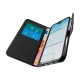 Atverams vāciņš Puro Wallet Stand iPhone 17 Air ar statīva funkciju, melns