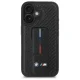 BMW M Grip Stand Smooth and Carbon vāciņš iPhone 16, melns