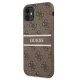 Guess 4G Stripe vāciņš Apple iPhone 11 / XR - Brūns