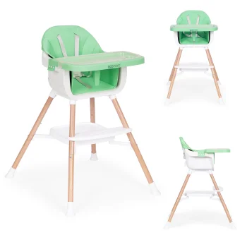 Ecotoys HC508 2-in-1 bērnu barošanas krēsliņš, zaļš