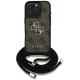 Guess 4G Big Logo Cord Strap Crossbody vāciņš iPhone 16 Pro, brūns