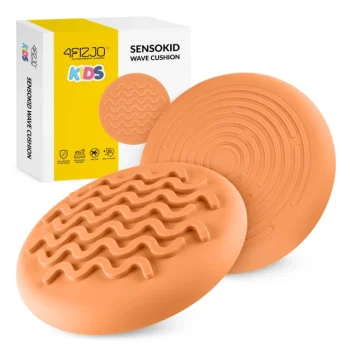 4FIZJO SensoKID bērnu sensorais disks vingrošanai un rotaļām, oranžs