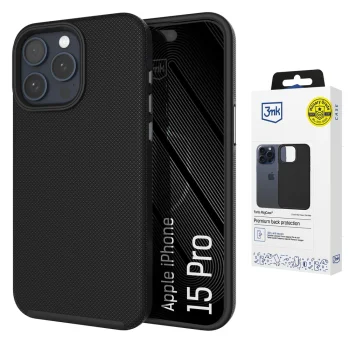Vāciņš 3mk Fortis MagCase priekš iPhone 15 Pro ar MagSafe, melns