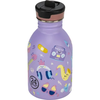 24Bottles Kids Bottle Music Friends bērnu ūdens pudele, 250 ml
