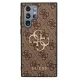 Guess Samsung Galaxy S22 Ultra vāciņš 4G Big Metal Logo, brūns