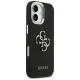 Guess Grained Big 4G Classic Logo vāciņš iPhone 17, melns