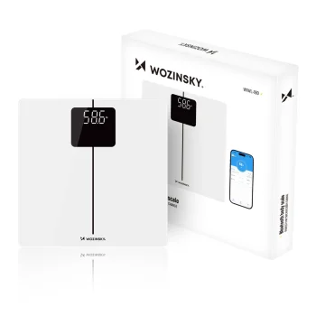 Wozinsky WIWL-180 Bluetooth Elektroniskie Vannas Istabas Svari, 180kg, Balti