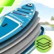 AquaPaddle Explorer Light Blue SUP dēlis ar sēdekli, 335x84x15 cm