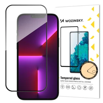 5D Aizsargstikls Apple iPhone 14 Pro Max 6.7'', Melns Pilna Pārklājuma (Tempered Glass)