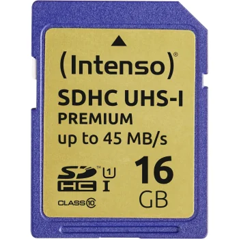 Intenso SDHC atmiņas karte 16 GB Class 10 UHS-I Premium