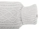 Gumijas termofors ar adīta džempera pārvalku 2 l, 34 x 19 cm, pelēks