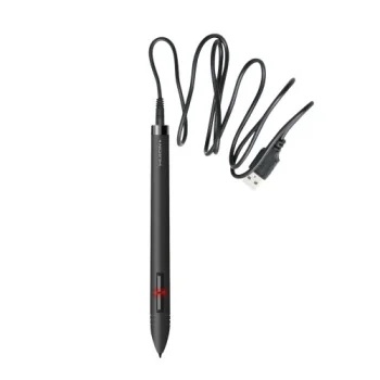 Grafiskās planšetes irbulis Huion P80, uzlādējams, melns