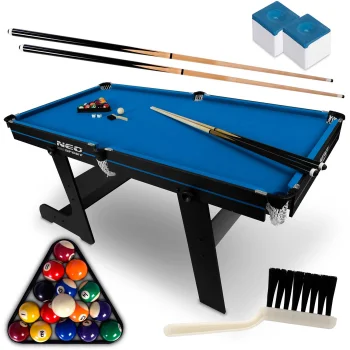 Neo-Sport NS-808 saliekams biljarda galds 6Ft ar piederumiem