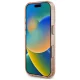 Guess IML Metal Glitter 4G Circle Triangle MagSafe vāciņš iPhone 16 Pro Max, rozā