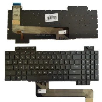 ASUS GL703 portatīvā datora tastatūra, US izkārtojums, melna