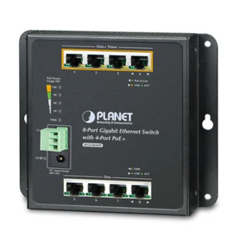 Industriālais PoE slēdzis 4x Gigabit PoE+ 4x Gigabit Uplink, 120W