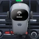 Dudao F20xs automātiskais auto turētājs ar Qi 15W bezvadu lādētāju, pelēks