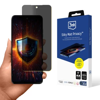 Privātuma aizsargplēve 3mk Silky Matt Privacy priekš Motorola Moto G15 / G15 Power