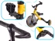 Bērnu trīsritenis ar pedāļiem, balansa velosipēds TRIKE FIX MINI 3in1, Dzeltens | Kids Running Bike Tricycle with...